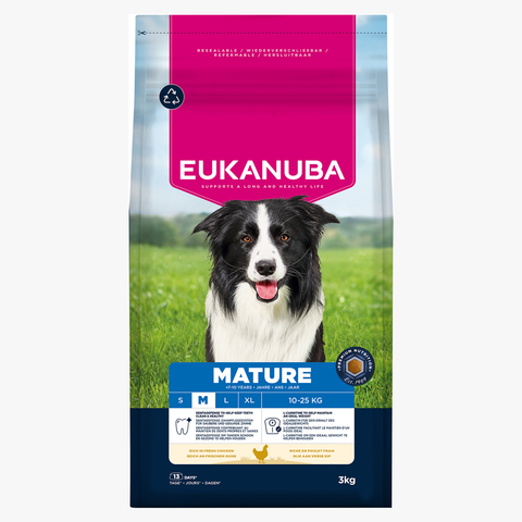 Eukanuba Dog Mature Adult Medium Breed Chicken