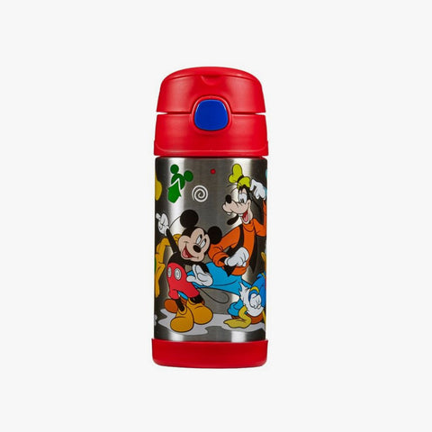 Thermos Funtainer Bottle Mickey Mouse 0.355lt with Straw