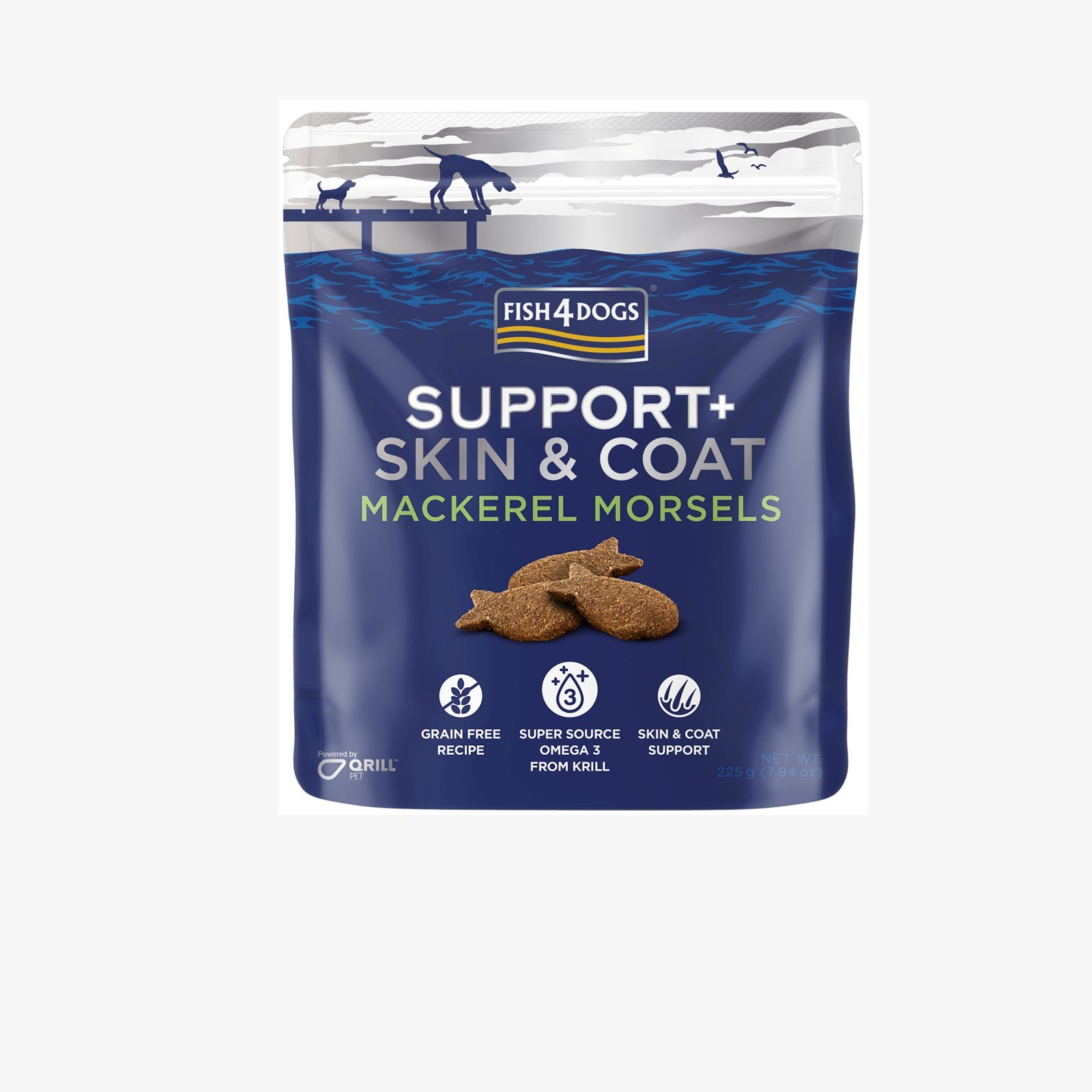 Fish4Dogs Support+ Skin & Coat Mackerel Morsels