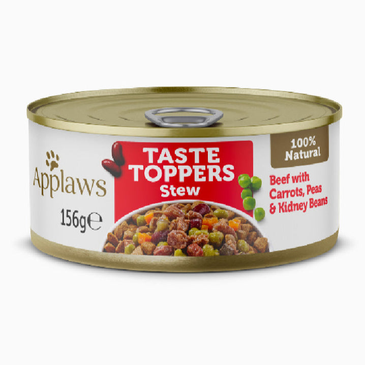 Applaws Dog Taste Toppers Tin Beef, Peas & Beans Stew - Case by 12