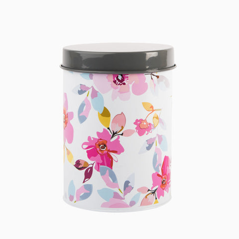 Navigate Gardenia White Floral Canister