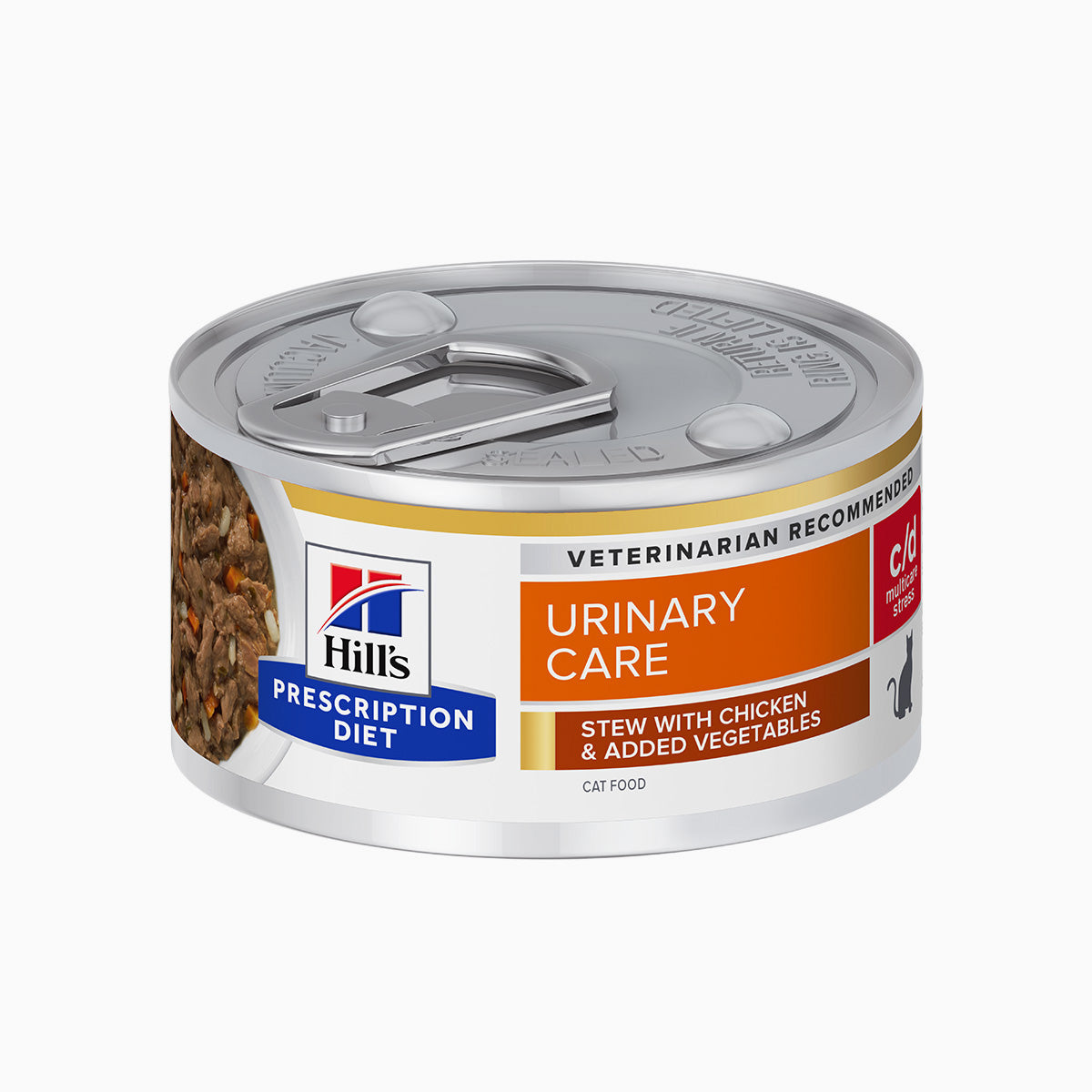 Hill's Prescription Diet c/d Multicare Stress Chicken & Vegetables Stew 82G