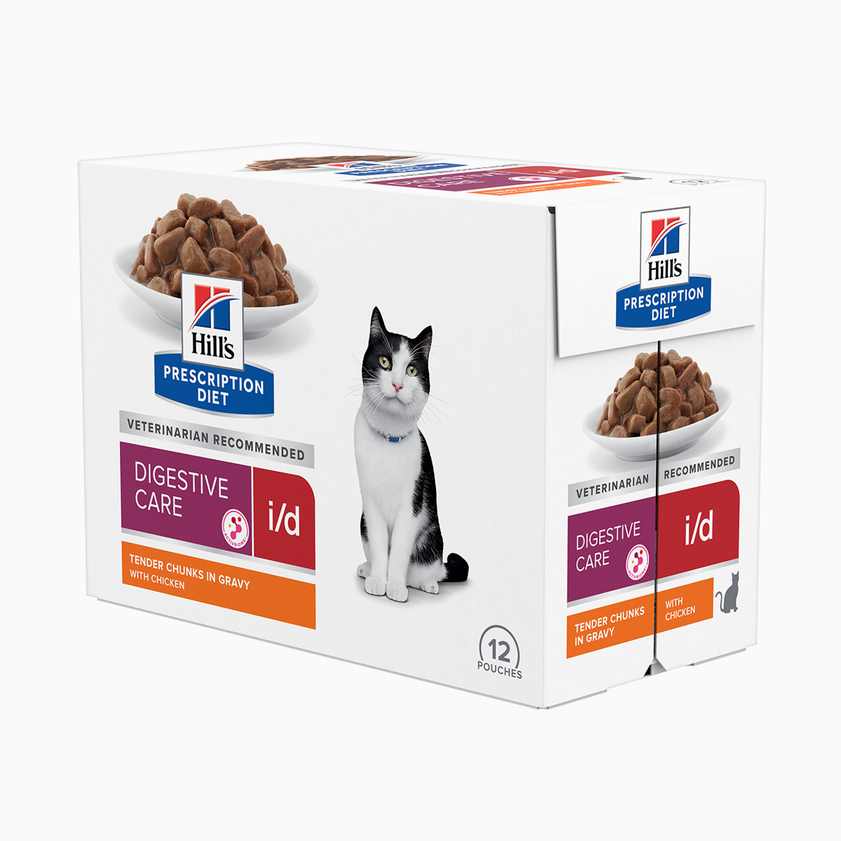 Hill's Prescription Diet i/d Cat Food 12x85G Pouch