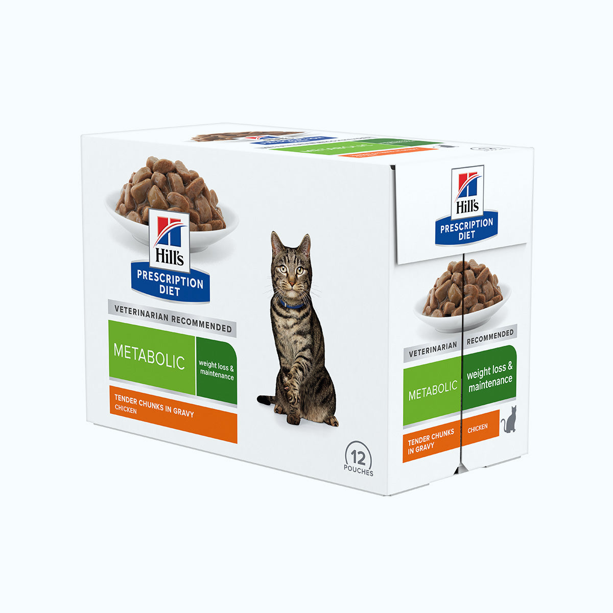 Hill's Prescription Diet Metabolic Cat Food 12x85G Pouch