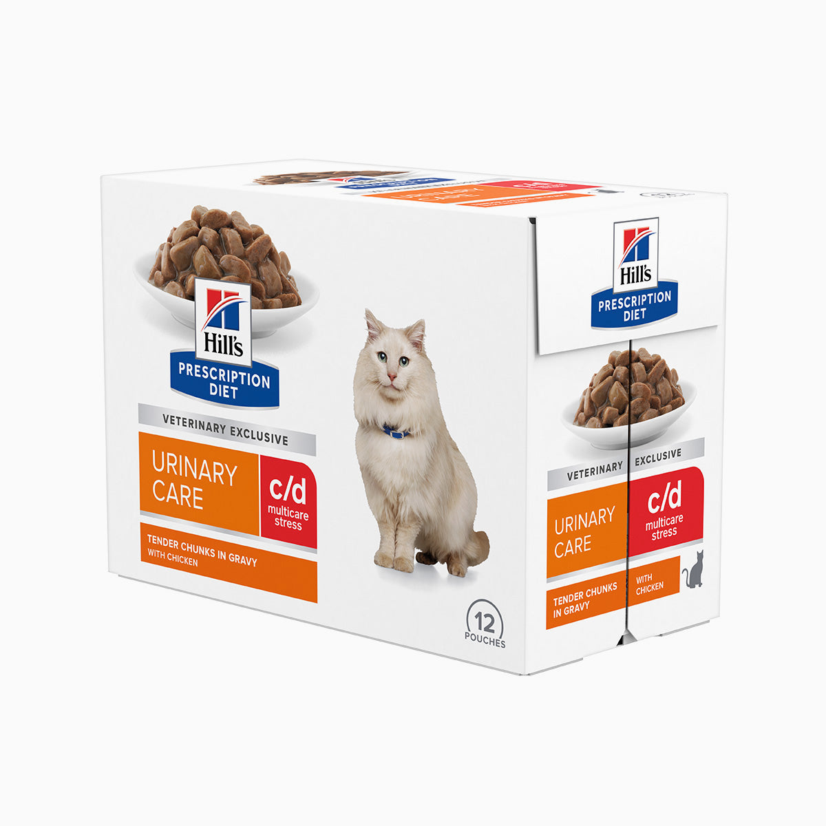 Hill's Prescription Diet c/d Multicare Stress Cat Food 12x85g Pouch