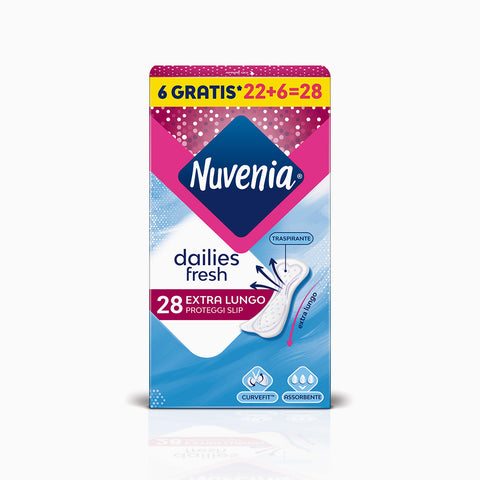 Nuvenia P.Liner Extra Lungo Pnk 22+6P