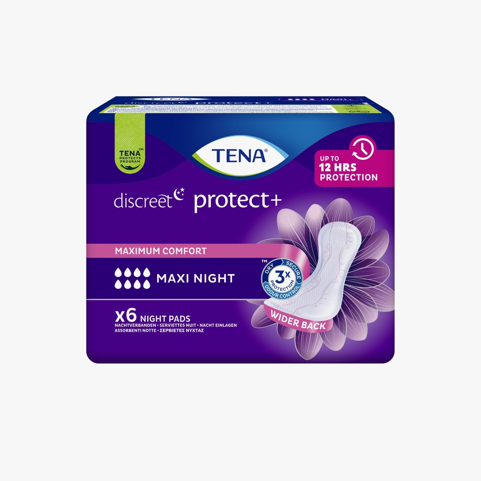 Tena Discreet Maxi Night 6P