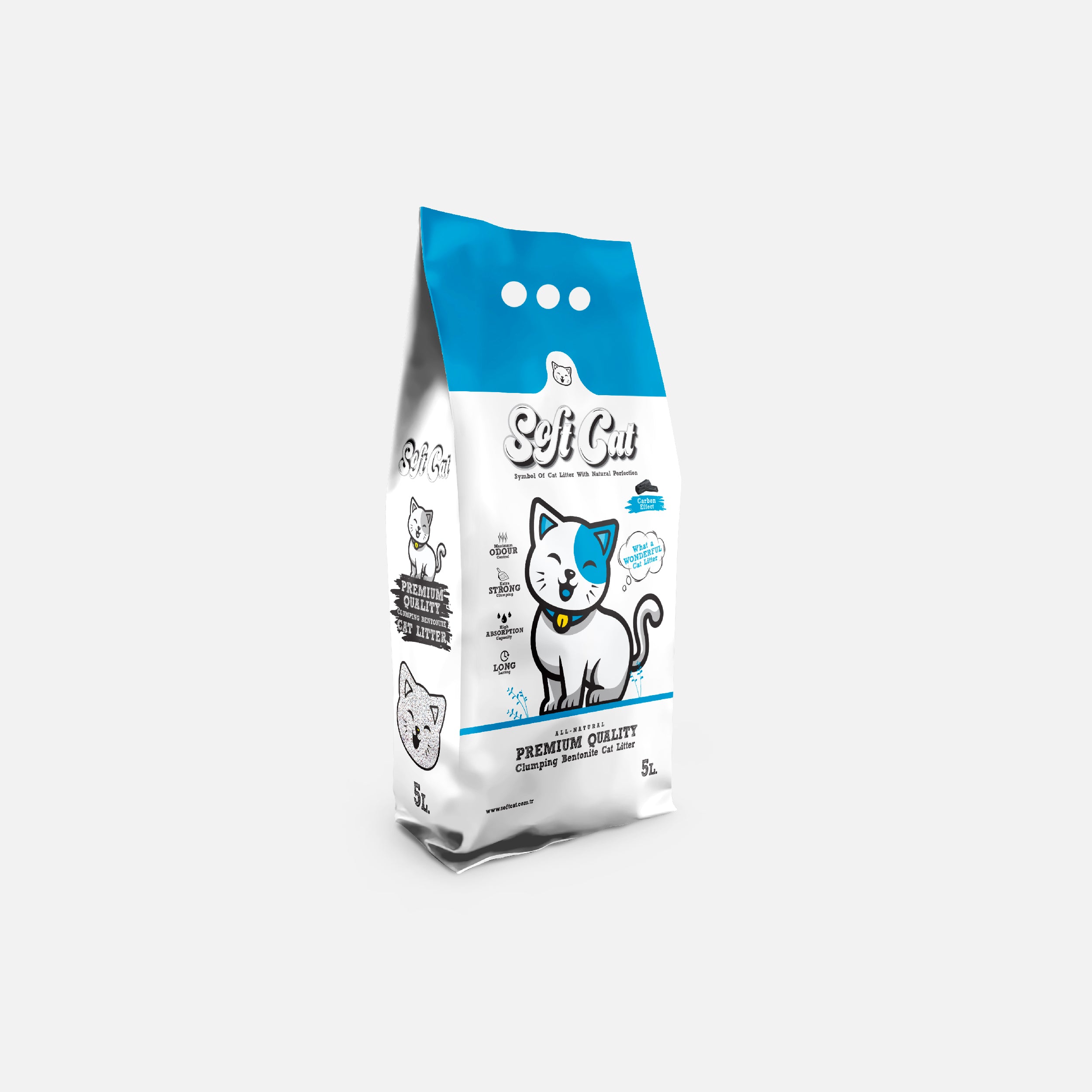 Soft Cat Litter Carbon Effect 5L