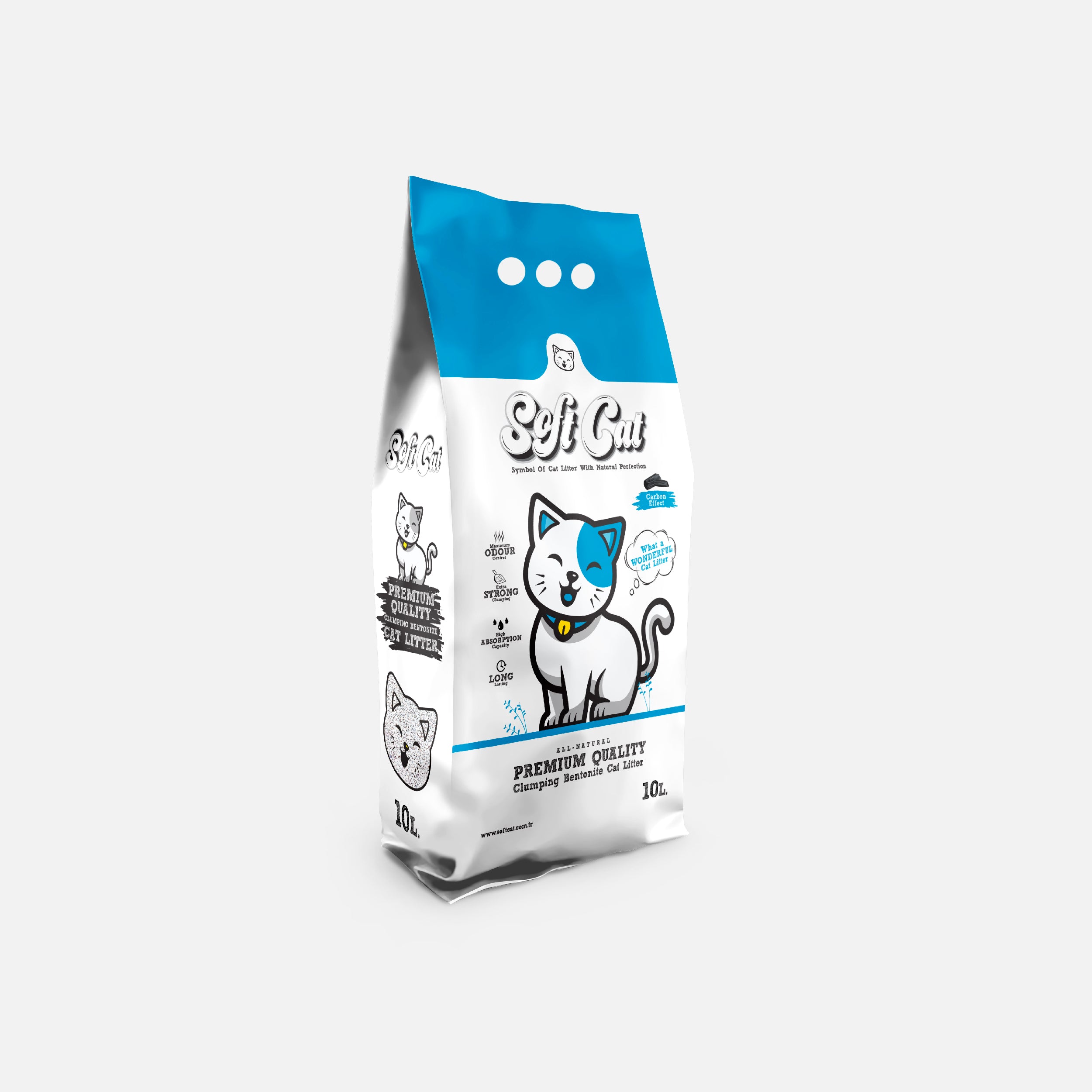 Soft Cat Litter Carbon Effect 10L