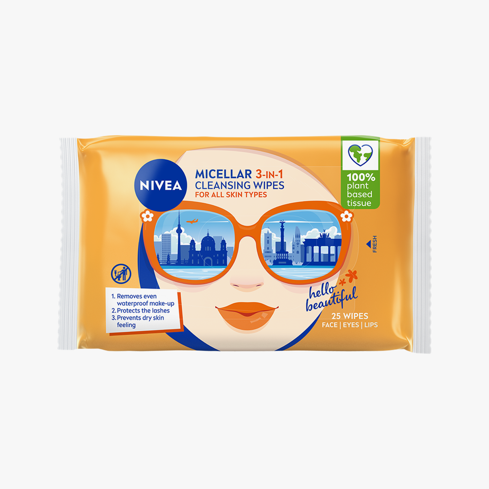 NIVEA Micellar Cleansing Wipes 25pcs