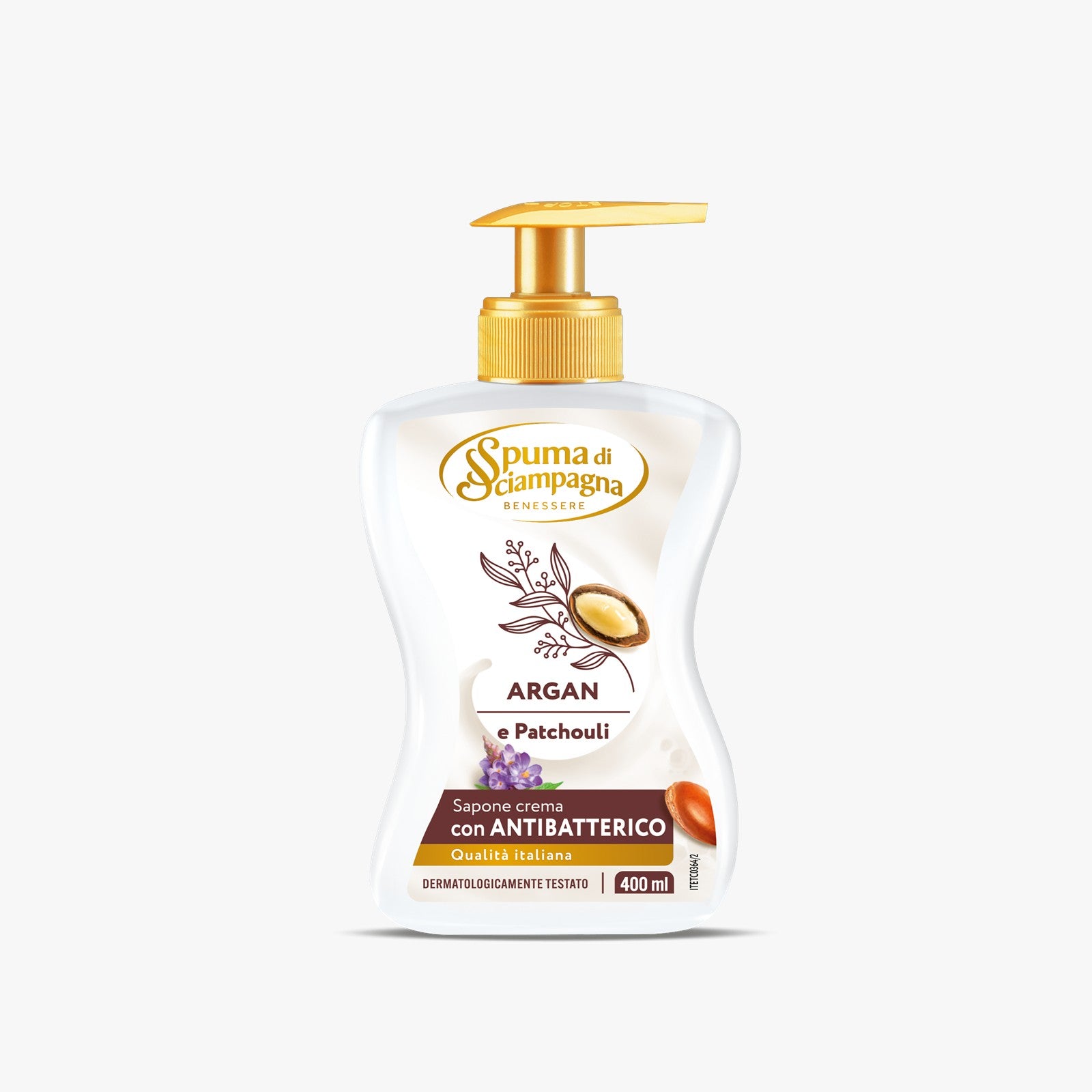 Spuma Di Sciampagna Liquid Soap Pump Argan Oil & Patchouli 400ML
