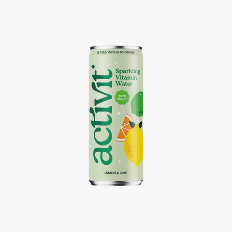 Activit Sparkling Vitamin Water Lemon & Lime 330ml (Case x12)