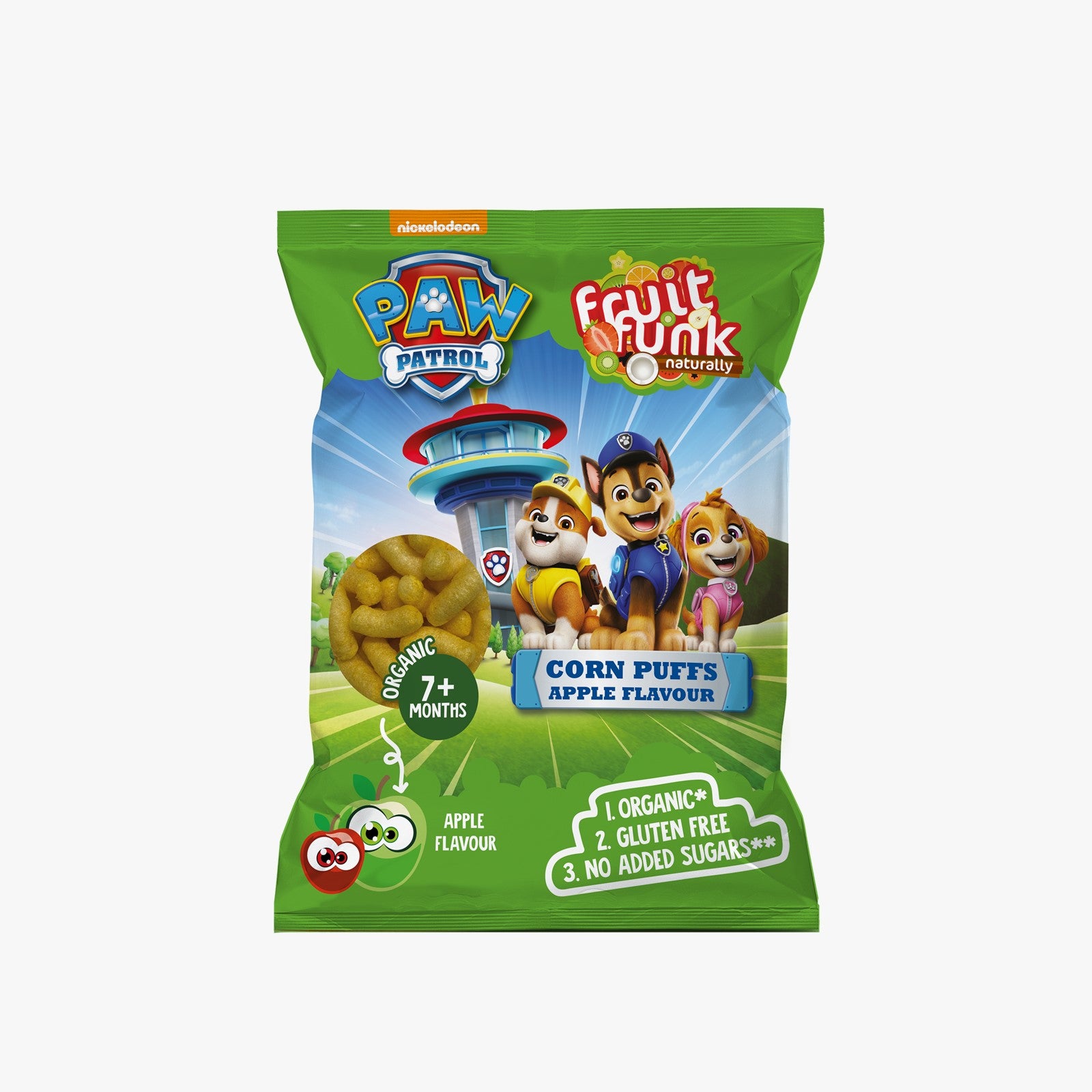 Fruit Funk - Paw Patrol Corn Puffs Apple - 50G