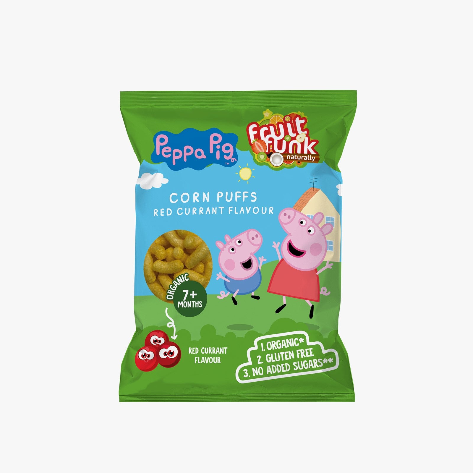 Fruit Funk - Peppa Pig Corn Puffs Red Currant 50G