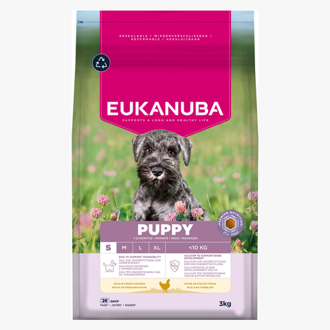 Eukanuba Dog Puppy Small Breed Chicken 3kg