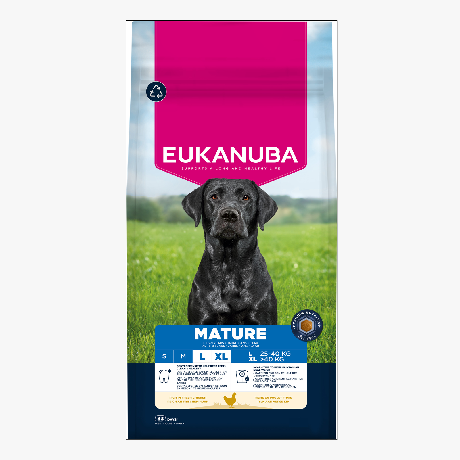 Eukanuba Dog Mature Adult Large Breed Chicken 12kg