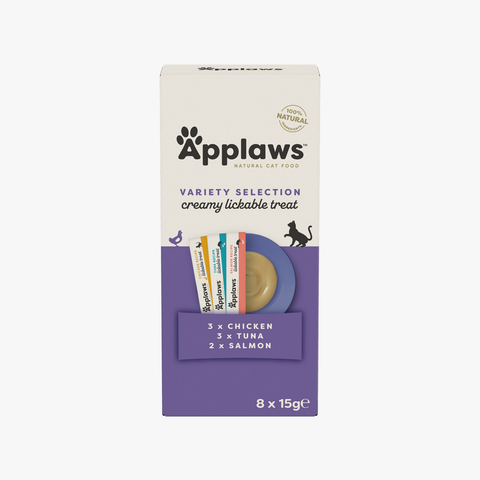 Applaws Cat Treat Lickable Treats Variety Pack (Case X32 pouches)