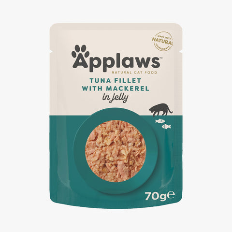 Applaws Cat Pouch Tuna with Mackerel in Jelly 70g (Case X16)