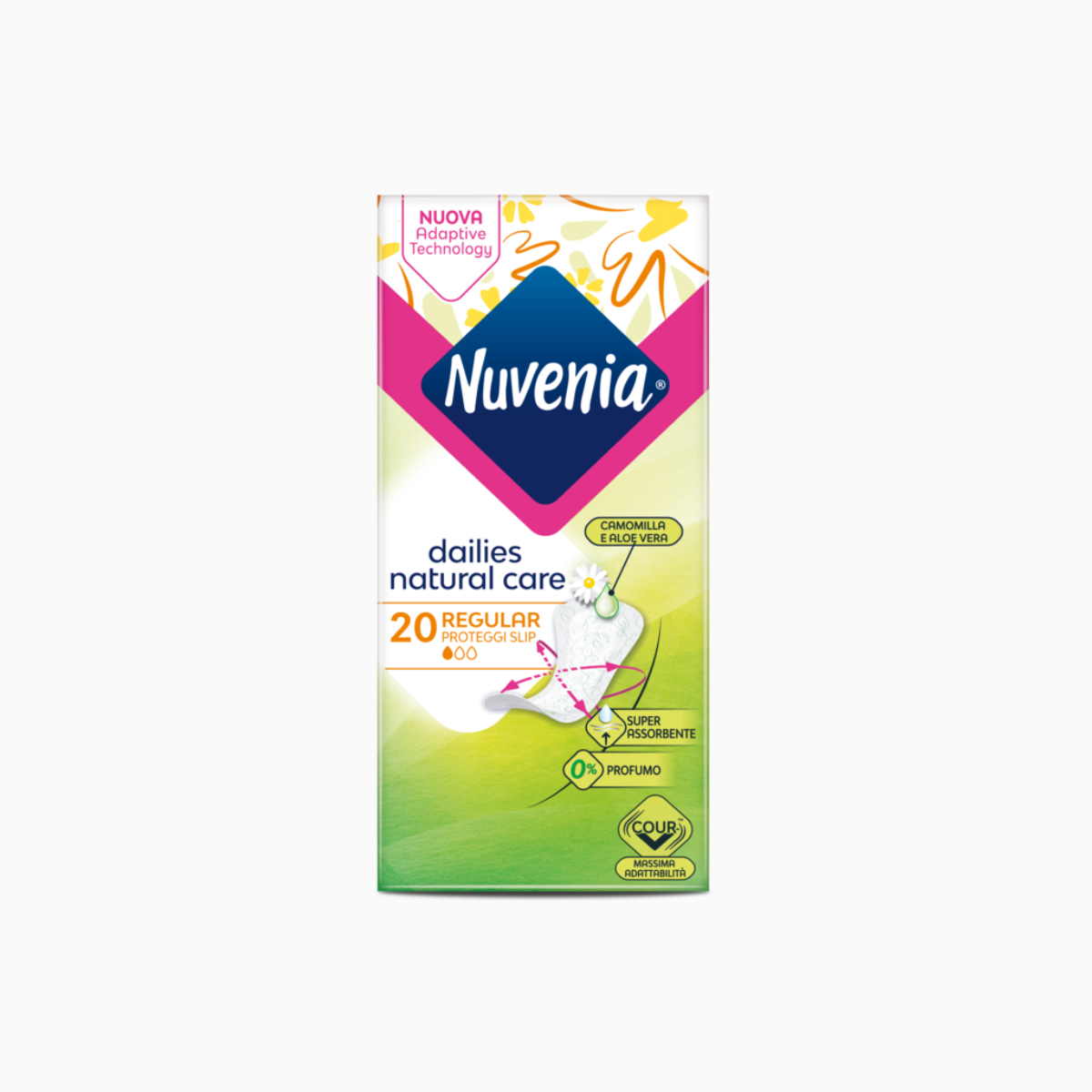 Nuvenia Natural Care Panty Liners 20 pcs