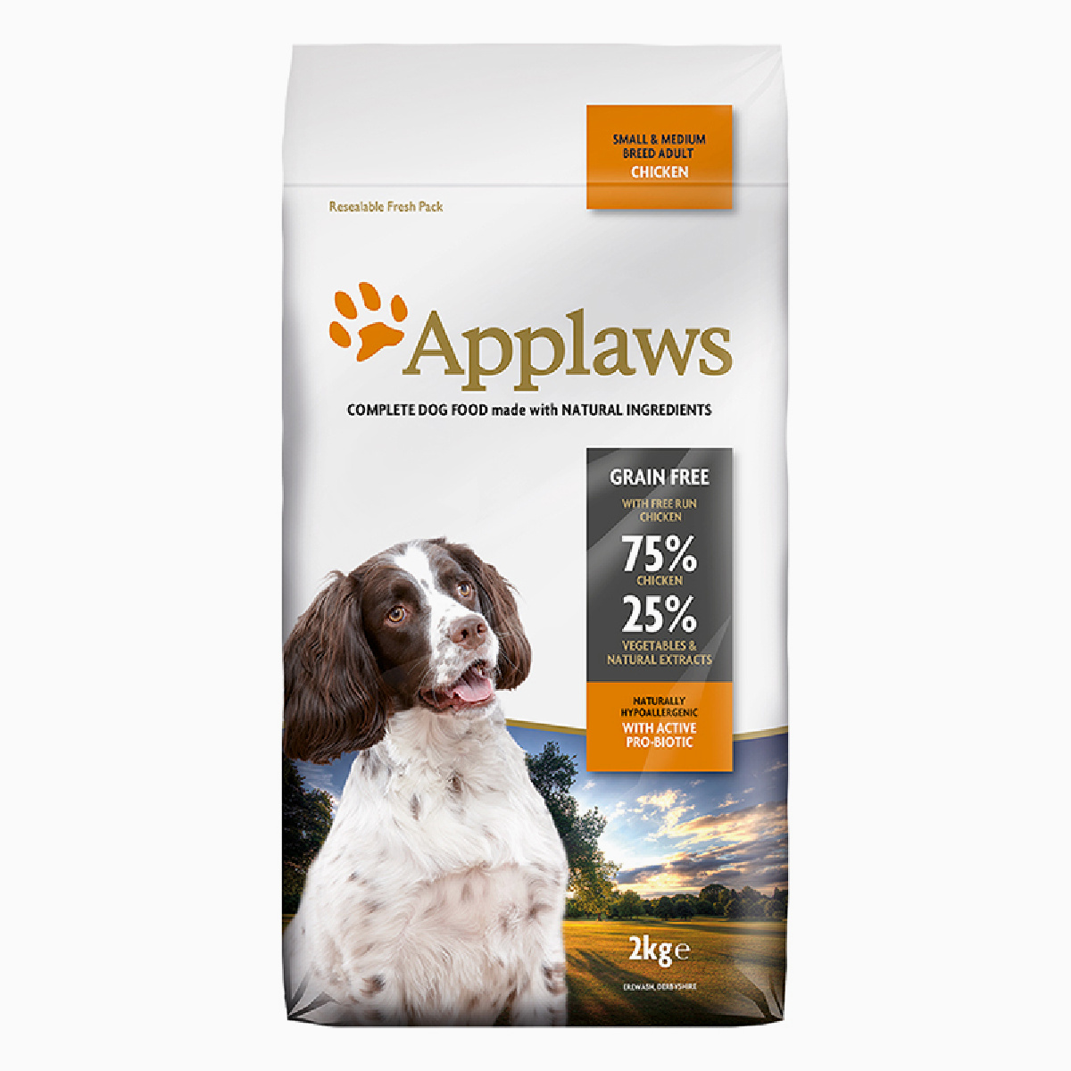 Applaws Dog Dry Small & Medium Breed Adult Chicken