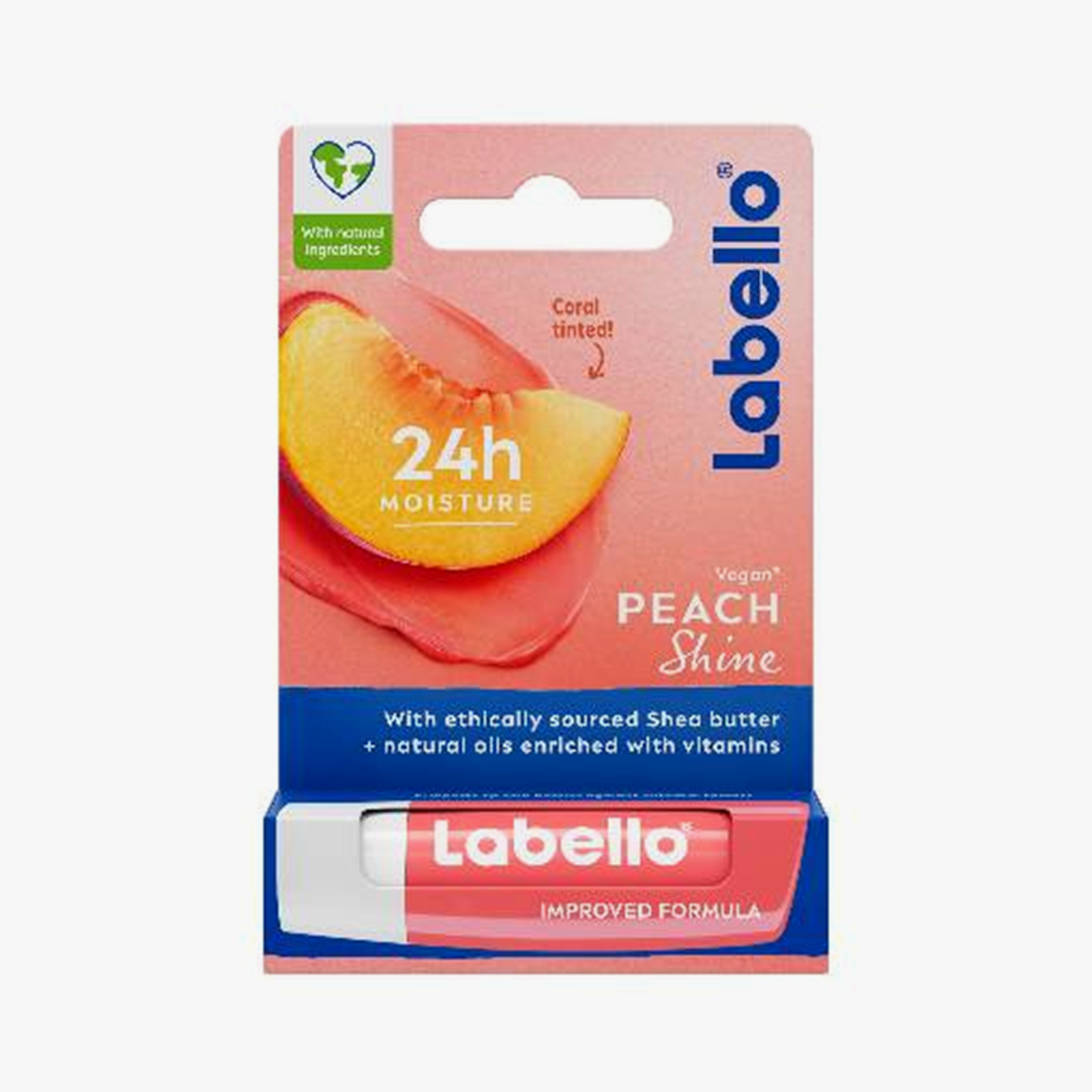 LABELLO Lip Balm Peach 4.8g