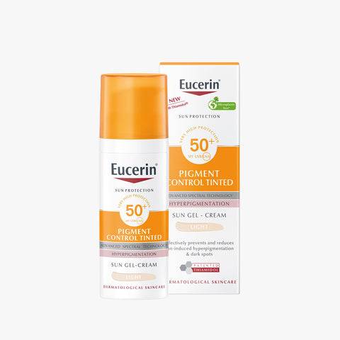 Eucerin Sun Face Pigment Control Fluid- Tinted Gel Light SPF50 50ml
