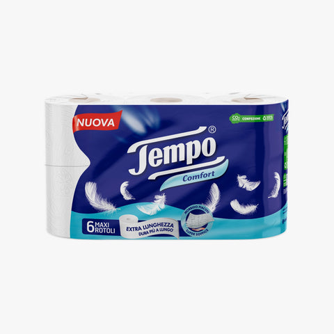 Tempo Toilet Paper 4 + 2 Free Rolls