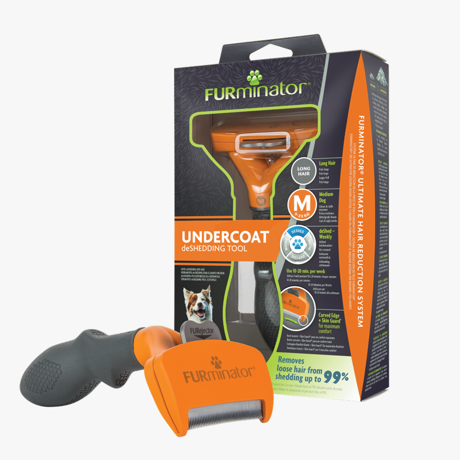 Furminator Undercoat deShedding Tool Medium Dog
