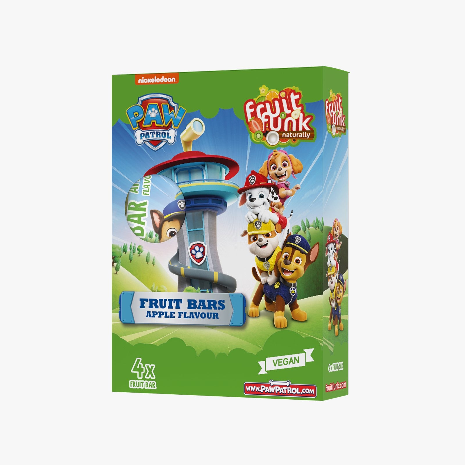 Fruit Funk - Paw Patrol Fruitbar Apple 4 Pack - 20G Each