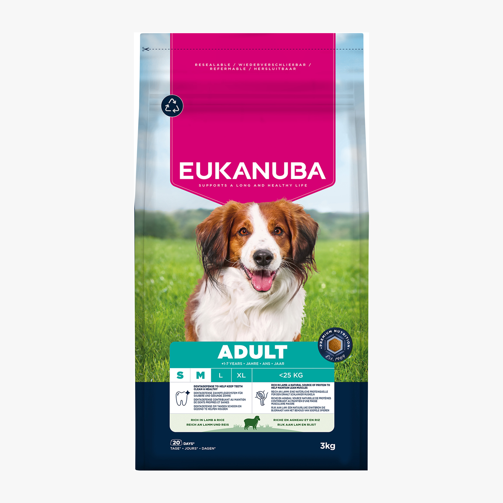 Eukanuba Dog Adult Small & Medium Breed Lamb & Rice