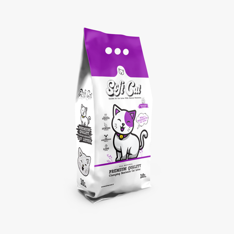 Soft Cat Litter Lavender Scented 10L