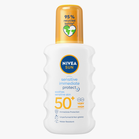 NIVEA SUN Sensitive Immediate Protect Spray SPF50+ 200Ml