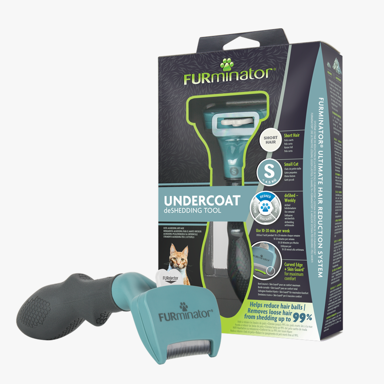 Furminator Undercoat deShedding Tool Small Cat