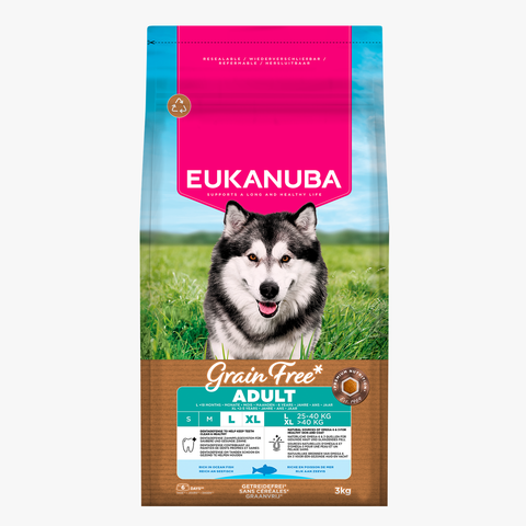 Eukanuba Dog Adult Large Breed Grain Free Ocean Fish