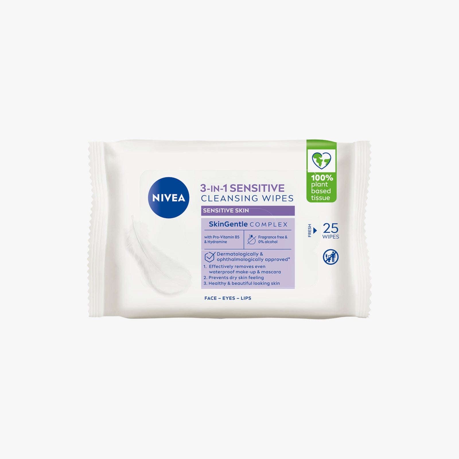 NIVEA Cleansing Wipes Sensitive Skin 25pcs