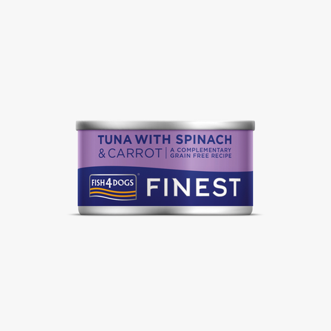 Fish4Dogs Finest Tuna with Carrot & Spinach 85g X12
