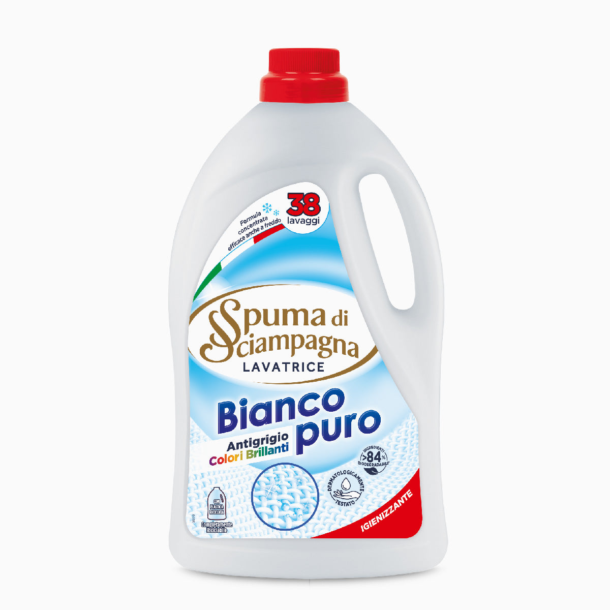 Spuma Di Sciampagna Laundry Detergent Bianco Puro 38 Wash 1.71L