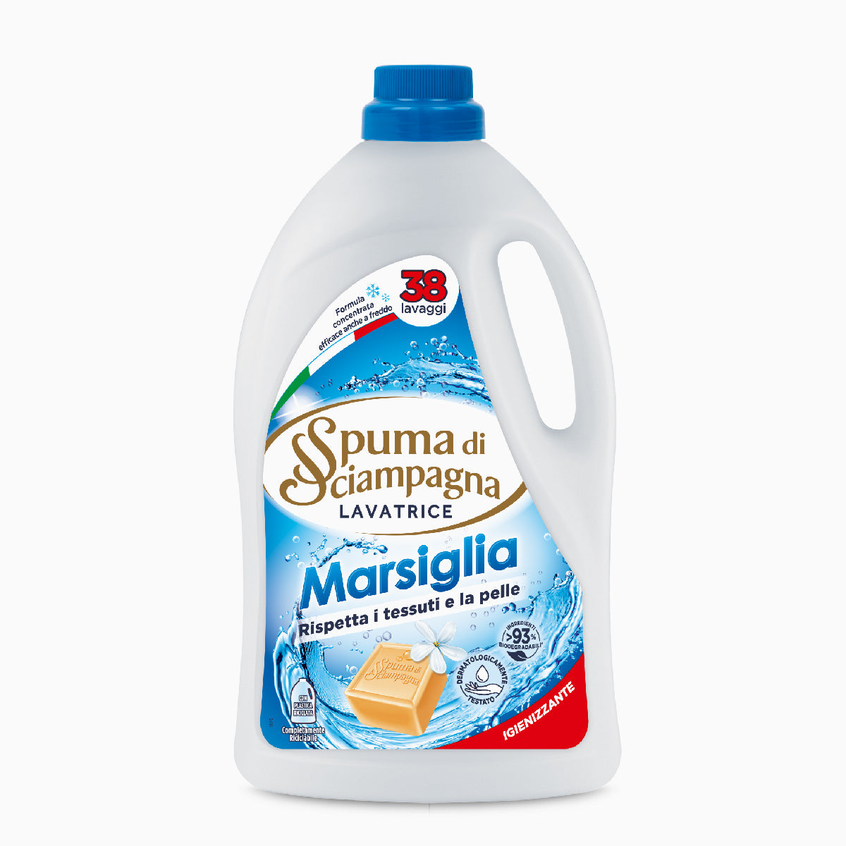 Spuma Di Sciampagna Laundry Detergent Marsiglia 38 Wash 1.71L