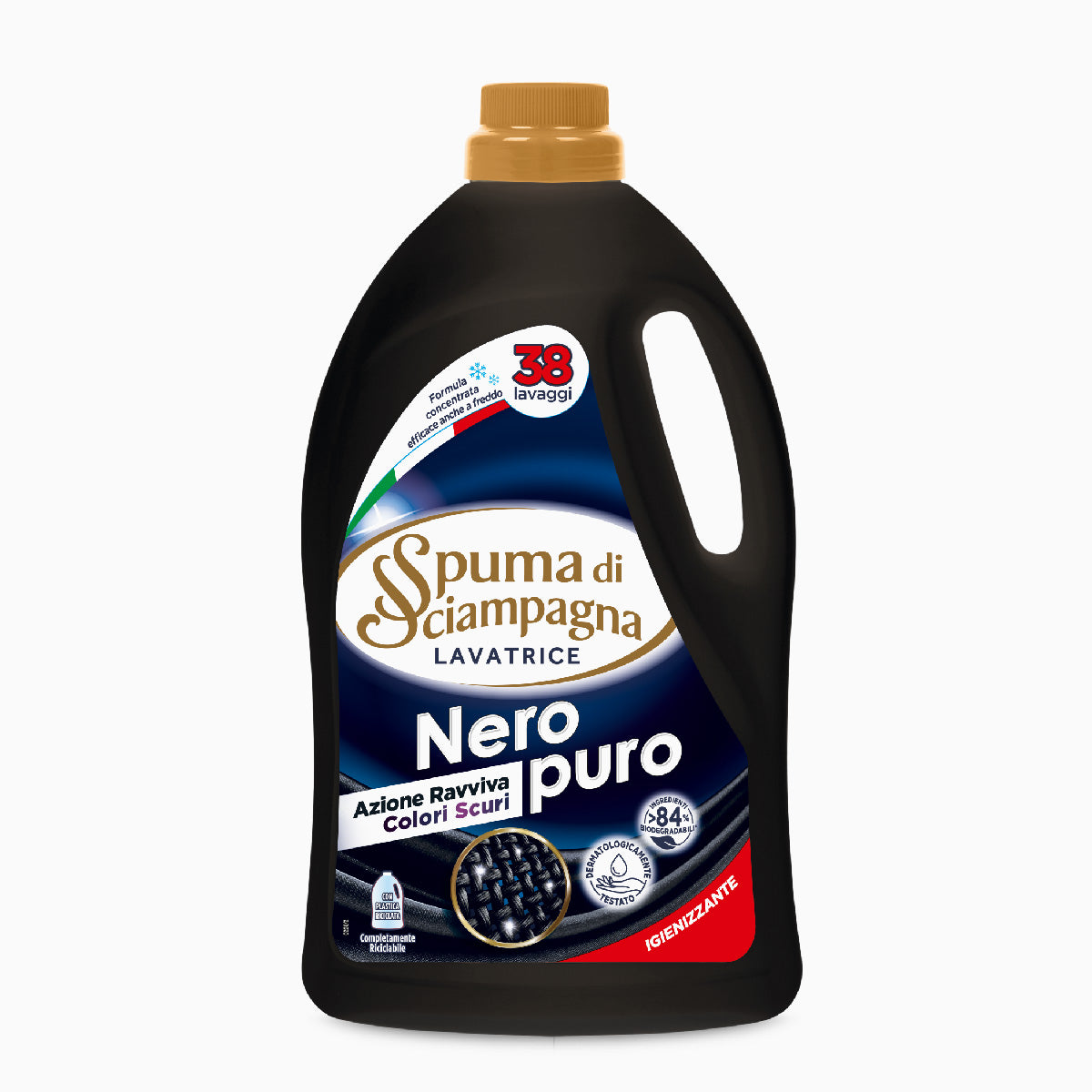 Spuma Di Sciampagna Laundry Detergent Nero Puro 38 Wash 1.71L