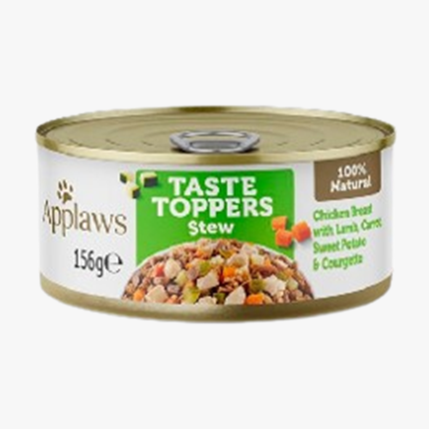 Applaws Dog Taste Toppers Tin Chicken & Lamb Stew - Case by 12