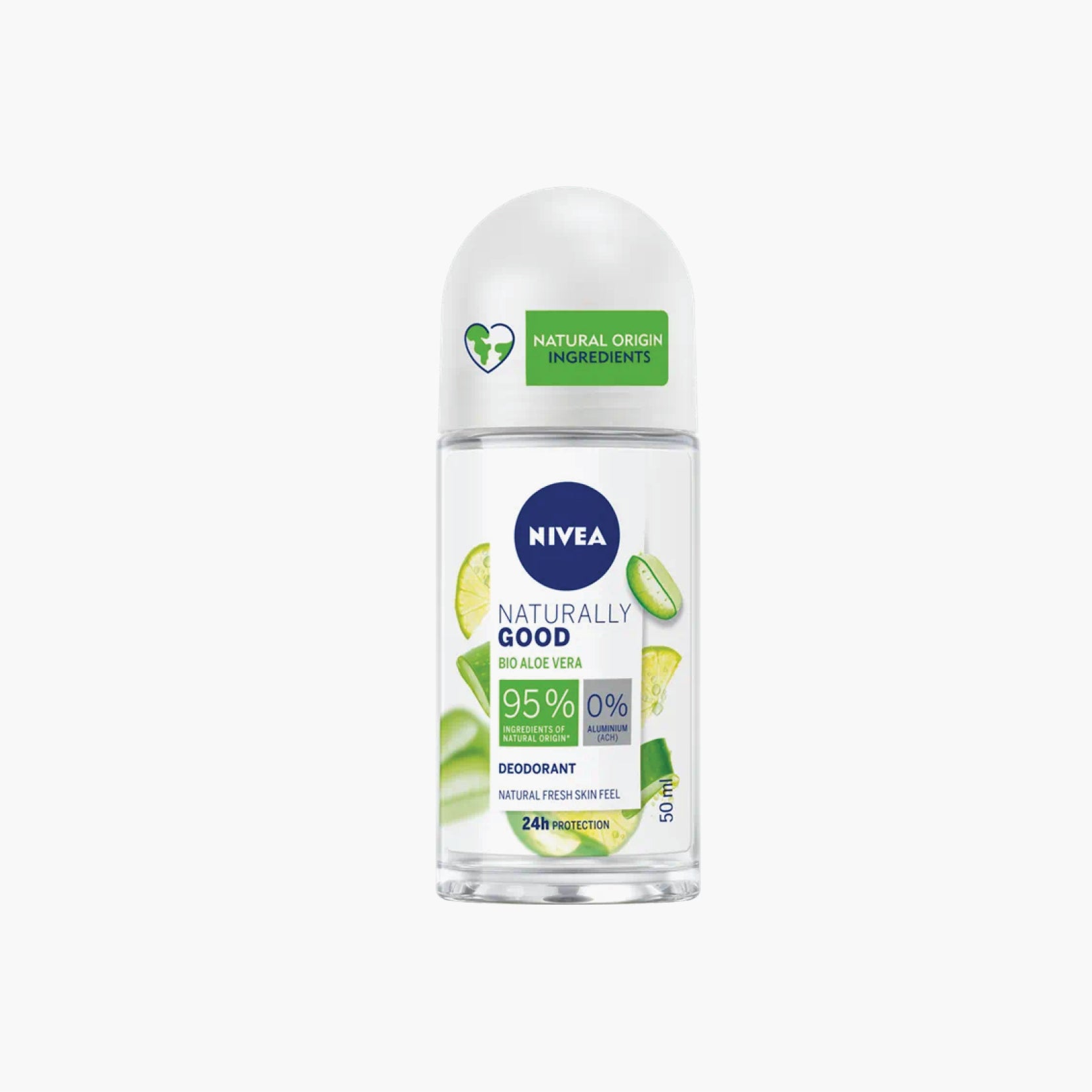 NIVEA Deo Naturally Good Bio Aloe Vera Fml Roll-On