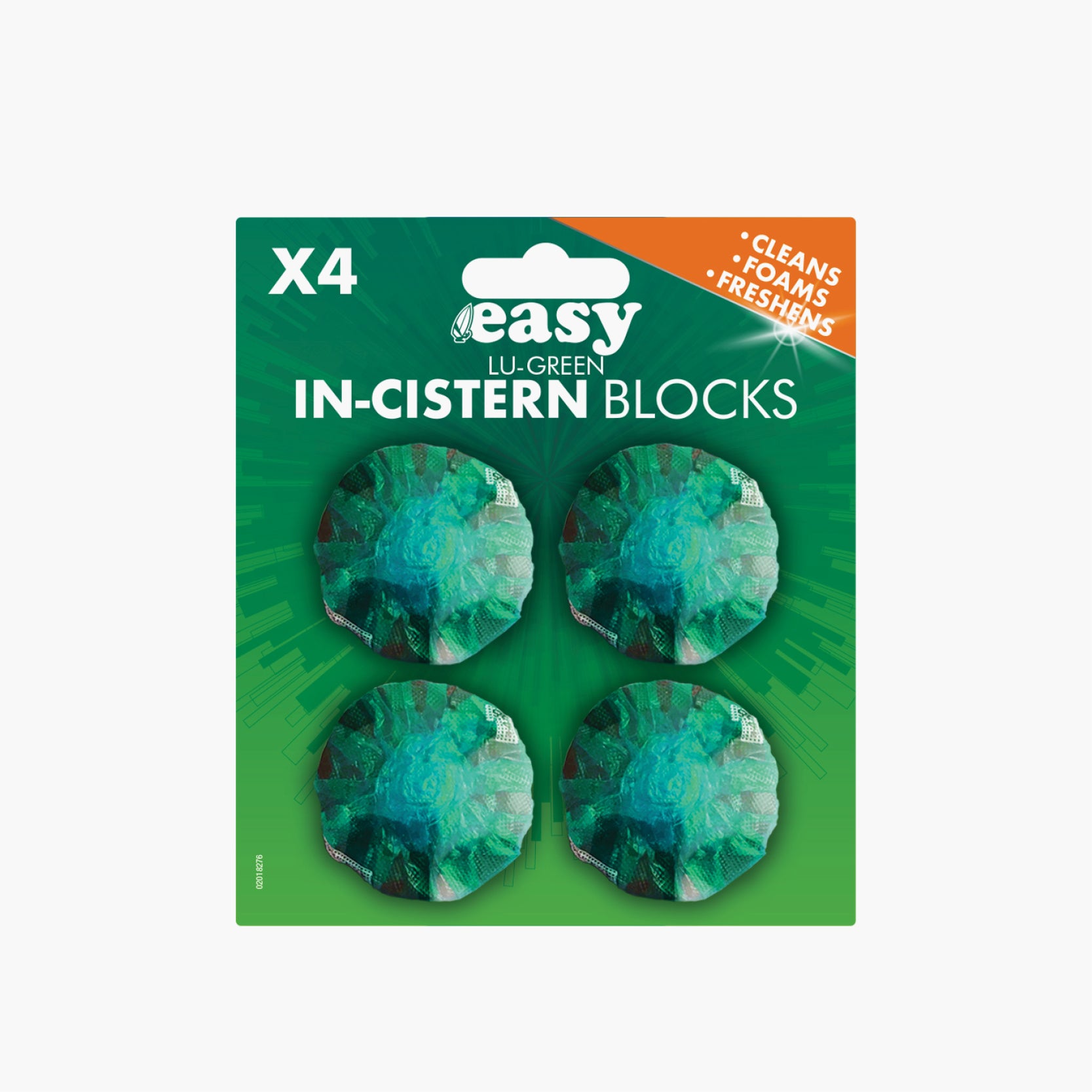 Easy Lu-Green Toilet Blocks (38Gx4)