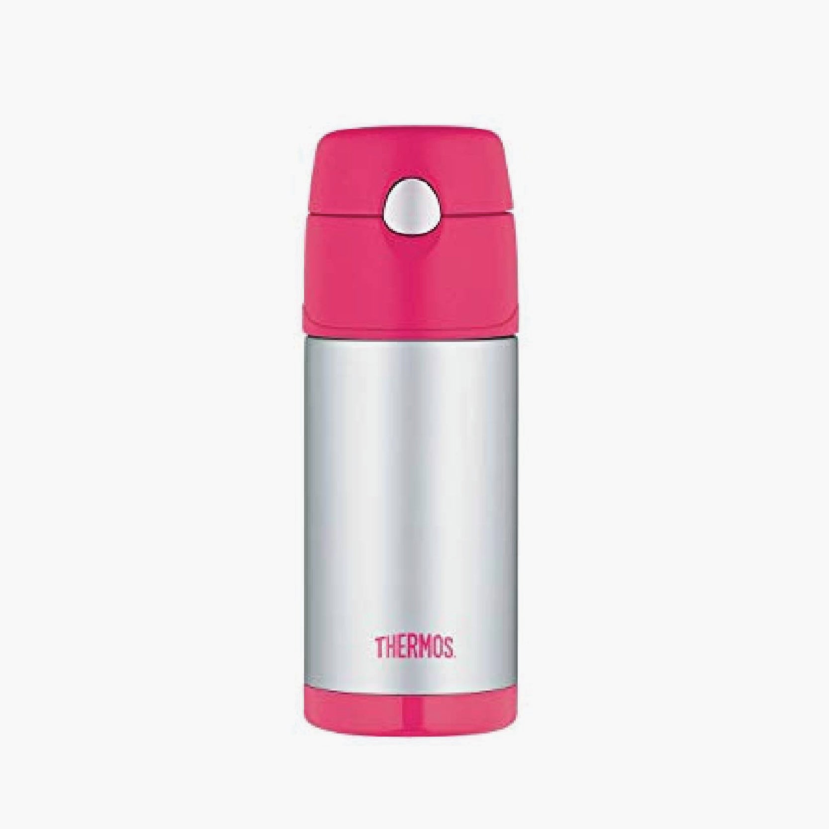 Thermos Funtainer Bottle Pink 0.47lt with Straw