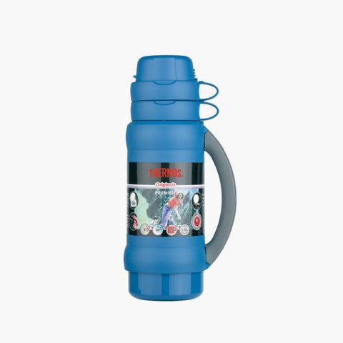 Thermos 34 Range Glass Flask Blue 1lt
