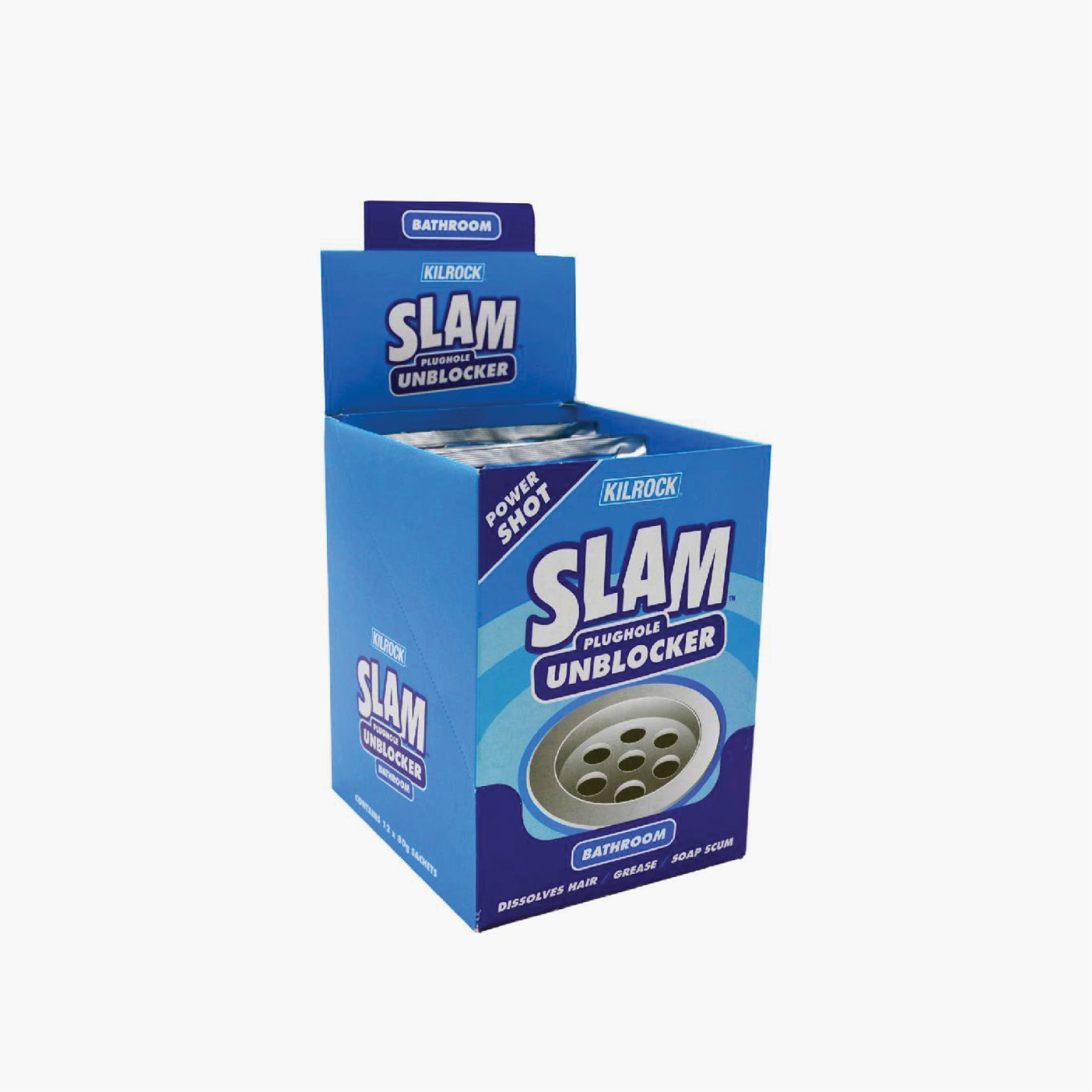 Kilrock Slam Bathroom Plughole Unblocker 80G
