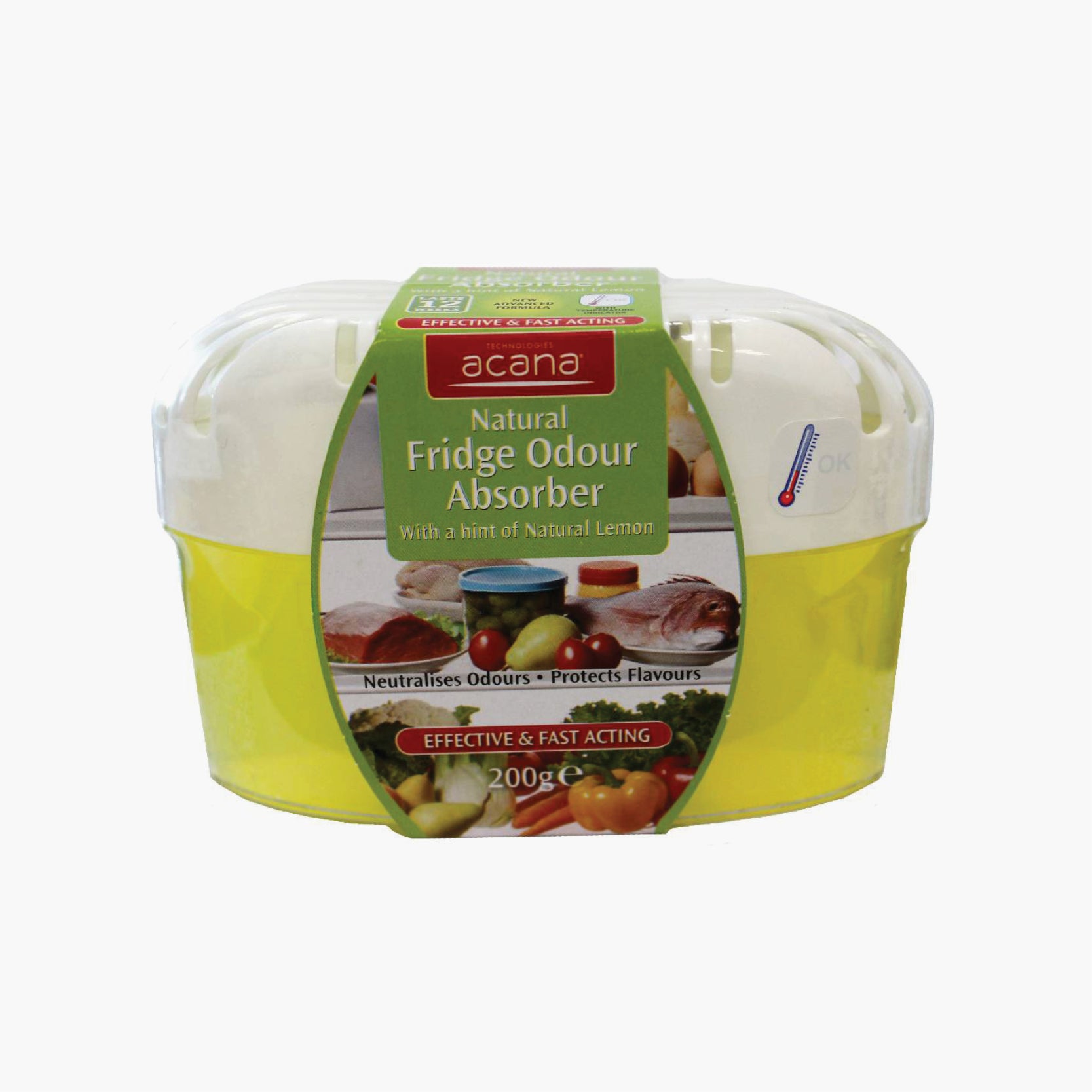 Acana Fridge Odour Absorber Lemon 200G