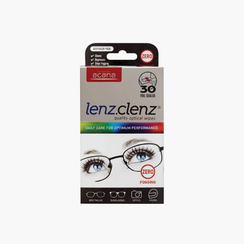 Acana Lenz Clenz Optical Wipes x30