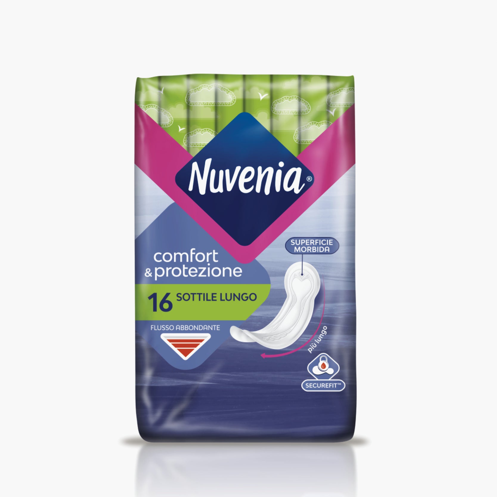 Nuvenia Sottile Long Pads 16pcs