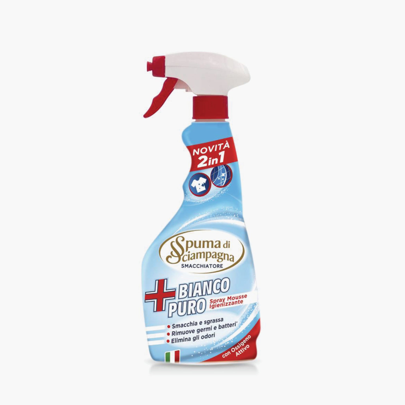Spuma Di Sciampagna Additive Stain Remover Spray 2 IN 1 Bianco Puro 50 –  MUST_HAVES MALTA