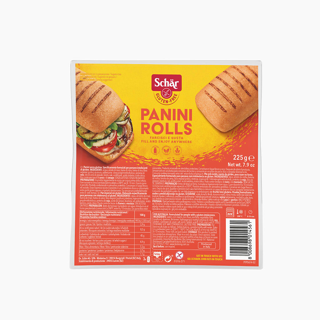 Schär Panini Rolls 225G (X3 Rolls)